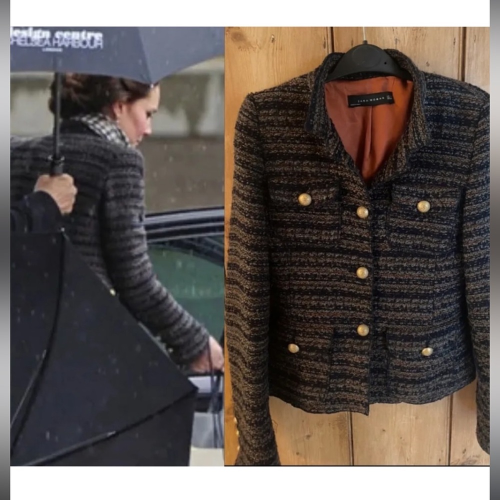 Zara Blazer with Gold Buttons ASO Kate Middleton